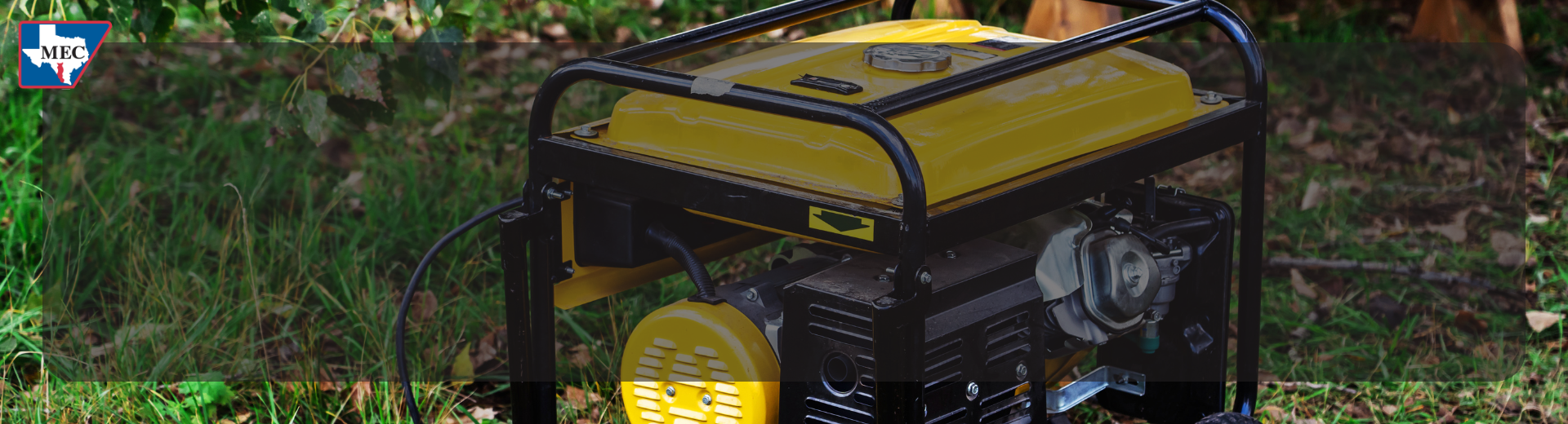 image of a generator with a black overlay